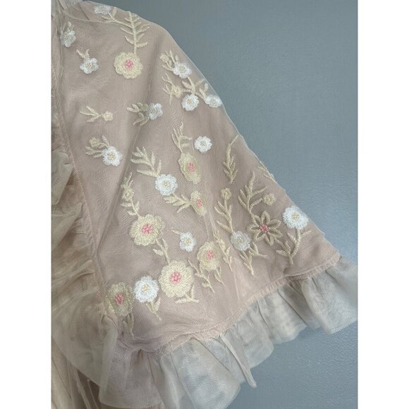 SALT Rosalind Embroidered Tulle Dress XL - Picture 11 of 13